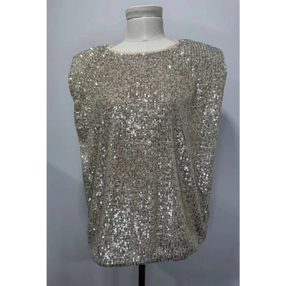 Maurice's Women's Unbranded Top M Champagne - Picture 2 of 16